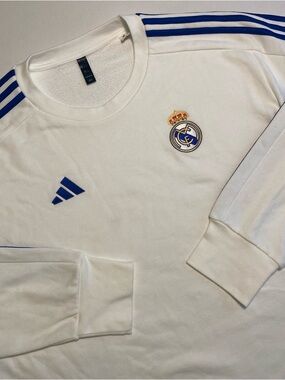 Adidas Real Madrid Sweatshirt Mens XL Soccer Crew Neck